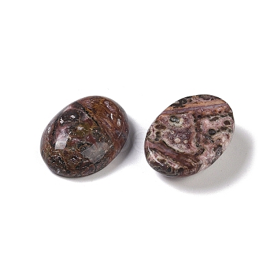 Natural Leopard Skin Jasper Cabochons G-B080-01A-10-1