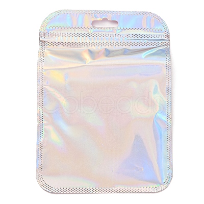 Plastic Glitter Holographic Packaging Yinyang Zip Lock Bags OPP-D003-04F-1