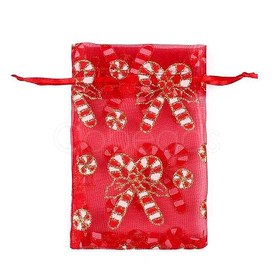 Organza Printed Gift Bags with Drawstring PW-WG00D7C-11-1