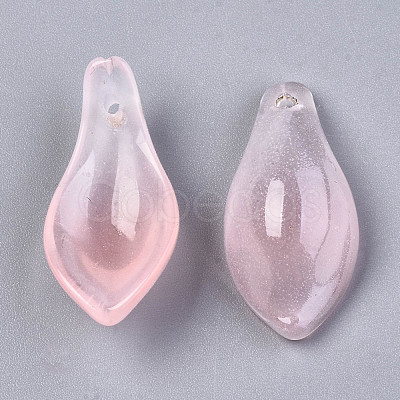 Two Tone Spray Painted Glass Pendants GLAA-N042-001A-D01-1