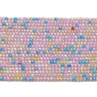 Cubic Zirconia Bead Strands ZIRC-C006-01A-06-1