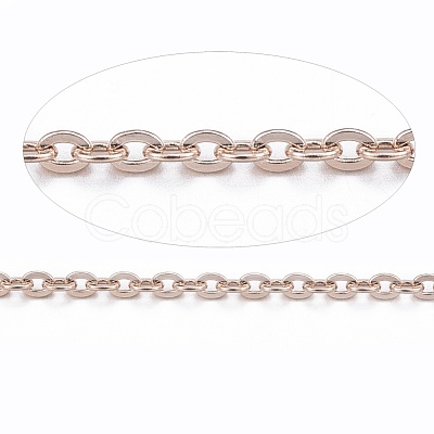 3.28 Feet Ion Plating(IP) 304 Stainless Steel Cable Chains X-CHS-H007-01RG-1