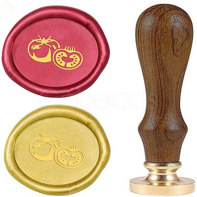 DIY Wood Wax Seal Stamp AJEW-WH0131-232-1