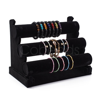 Velvet Bracelet Displays BDIS-WH0002-02-1