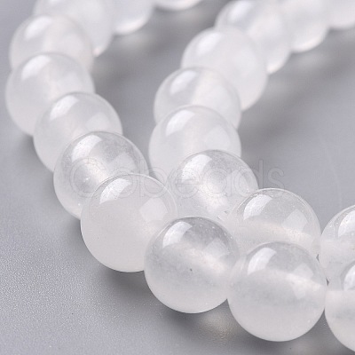 Natural White Jade Beads X-G-G766-B-38-1