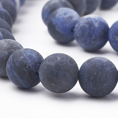 Natural Sodalite Beads Strands G-T106-055-1