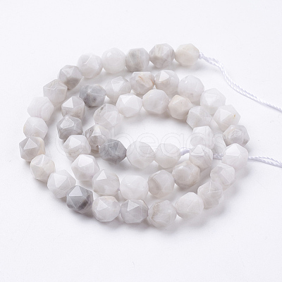 Natural White Crazy Lace Agate Beads Strands X-G-J376-14-8mm-1