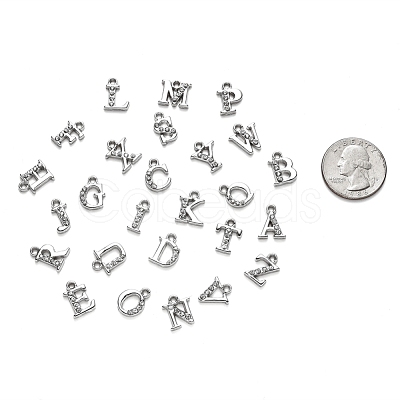 Alloy Rhinestone Charms ALRI-T008-01P-1