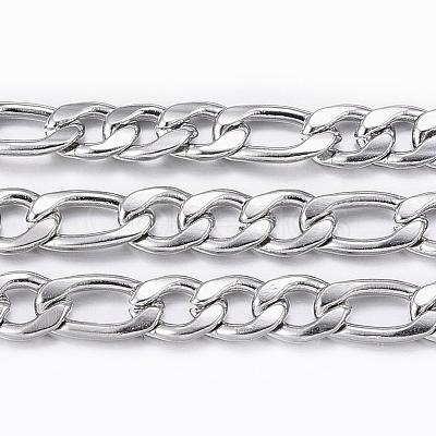 Tarnish Resistant 304 Stainless Steel Figaro Chains CHS-H009-32P-1