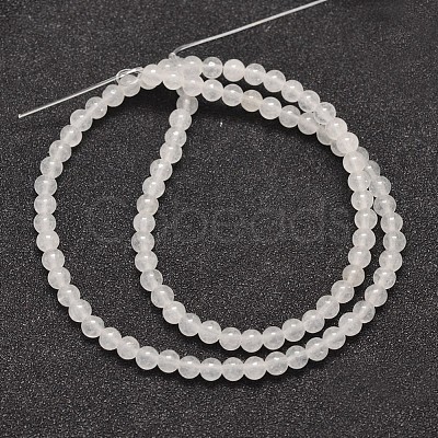 Natural Malaysia Jade Bead Strands G-A146-4mm-A29-1