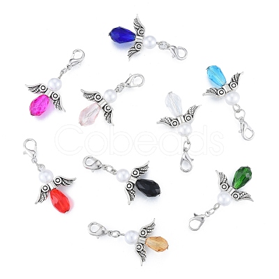 Alloy & Crystal Angel Pendant Decoration KEYC-B014-01-1