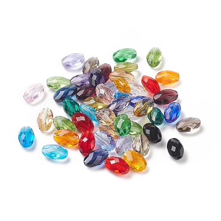 Imitation Austrian Crystal Beads SWAR-F063-11x8mm-M-1