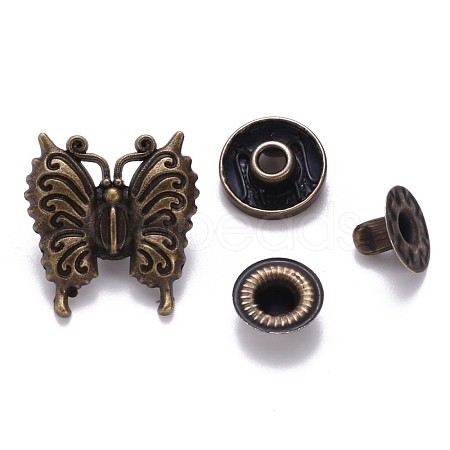 Brass Snap Buttons X-SNAP-S012-005-RS-1