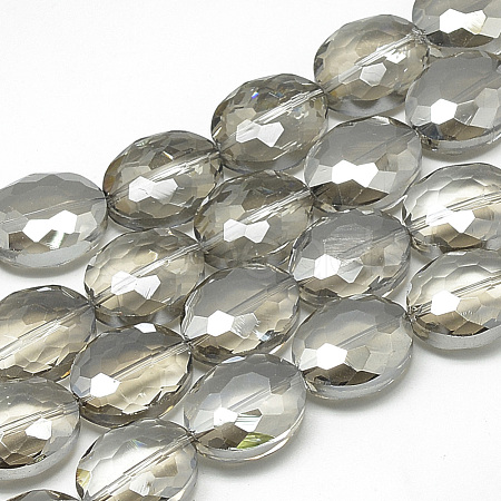 Electroplate Glass Beads Strands EGLA-S152-20x16mm-01-1