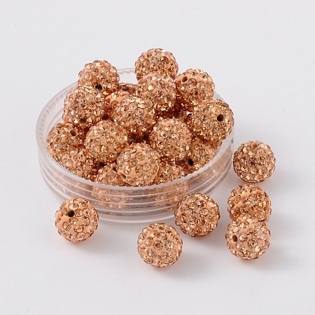 Pave Disco Ball Beads RB-H258-8MM-362-1