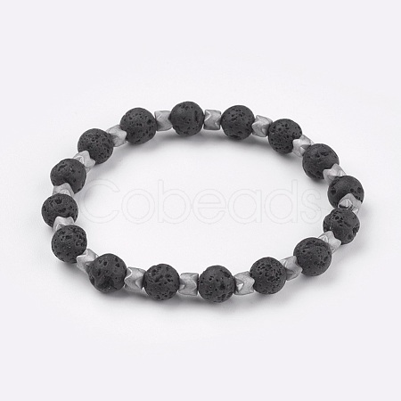 Stretch Bracelets BJEW-JB03946-02-1