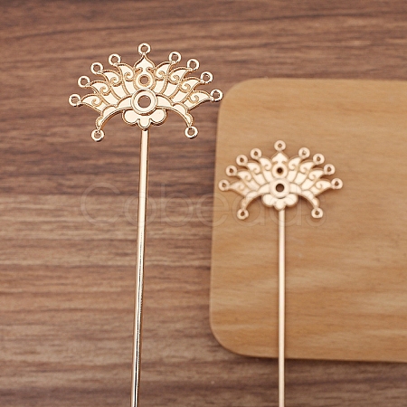 Alloy Enamel Hair Stick Finding PW-WG8155A-04-1