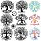 Custom PVC Plastic Clear Stamps, for DIY Scrapbooking, Photo Album Decorative, Cards Making, Stamp Sheets, Film Frame, Tree of Life, 160x110x3mm