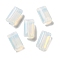 K9 Glass, Imitation Austrian Crystal Beads, Faceted, Rectangle, WhiteSmoke, 14x8x5.5mm, Hole: 1.4mm