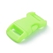 Plastic Adjustable Quick Side Release Buckles, for Luggage Straps Backpack Repairing, Rectangle, Green Yellow, 29x15mm, Hole: 10mm