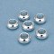 304 Stainless Steel Beads, Rondelle, Large Hole Beads, Silver, 10x5mm, Hole: 6mm