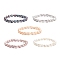 Natural Pearl Beaded Stretch Bracelet for Women, Mixed Color, Inner Diameter: 2-3/8 inch(5.9cm)