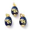 Alloy Enamel Charms ENAM-A001-01B-1