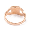 Square 304 Stainless Steel Finger Ring foe Women RJEW-C086-13-RG-3