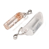 Natural Quartz Crystal Pendants G-K377-01P-2