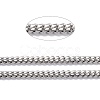304 Stainless Steel Cuban Link Chain STAS-B019-02D-P-2
