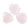 Heart Natural Rose Quartz Worry Stone G-C134-06A-14-1