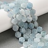 Natural Aquamarine Beads Strands G-P534-A08-01-2