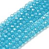 Electroplate Glass Beads Strands EGLA-D020-3x2mm-41-1