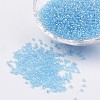 12/0 Grade A Transparent Colours Lustered Round Glass Seed Beads X-SEED-A022-F12-517-1