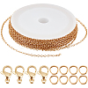 Beebeecraft DIY Chain Bracelet Necklace Making Kit CHC-BBC0001-08-1