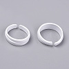 Spray Painted Alloy Cuff Rings RJEW-T011-28F-RS-1