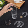 BENECREAT 16Pcs Acrylic Blank Tumbler Topper TACR-BC0001-14-3