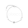 925 Sterling Silver Anklets AJEW-BB60887-A-1