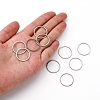 Tarnish Resistant 304 Stainless Steel Linking Ring X-STAS-S079-12A-4