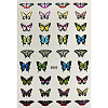 Laser Butterfly Nail Polish Foil Adhesive Decals MRMJ-T078-237E-1