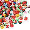 Pandahall 190pcs 19 style Handmade Polymer Clay Bead CLAY-TA0001-21-11