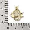 Brass Micro Pave Cubic Zirconia Pendants KK-Q808-18G-3