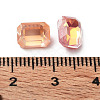 Electroplate Glass Rhinestone Cabochons RGLA-M016-A01-AM-3