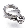 Tarnish Resistant 316 Surgical Stainless Steel Lobster Claw Clasps STAS-M281-01P-B-2