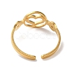 Golden 304 Stainless Steel Open Cuff Rings RJEW-P091-01F-G-3