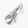 Tibetan Style Alloy Lobster Claw Clasps TIBE-T002-15AS-NR-2