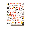 Halloween Themed Nail Art Stickers Decals MRMJ-R093-1110-2