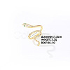 Snake Golden Brass Cuff Ring CL6952-1-1