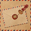 Arc de Triomphe Brass Sealing Wax Stamp Head AJEW-WH0208-904-3