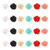 Fashewelry 30Pcs 6 Colors Handmade Polymer Clay Beads CLAY-FW0001-04-10